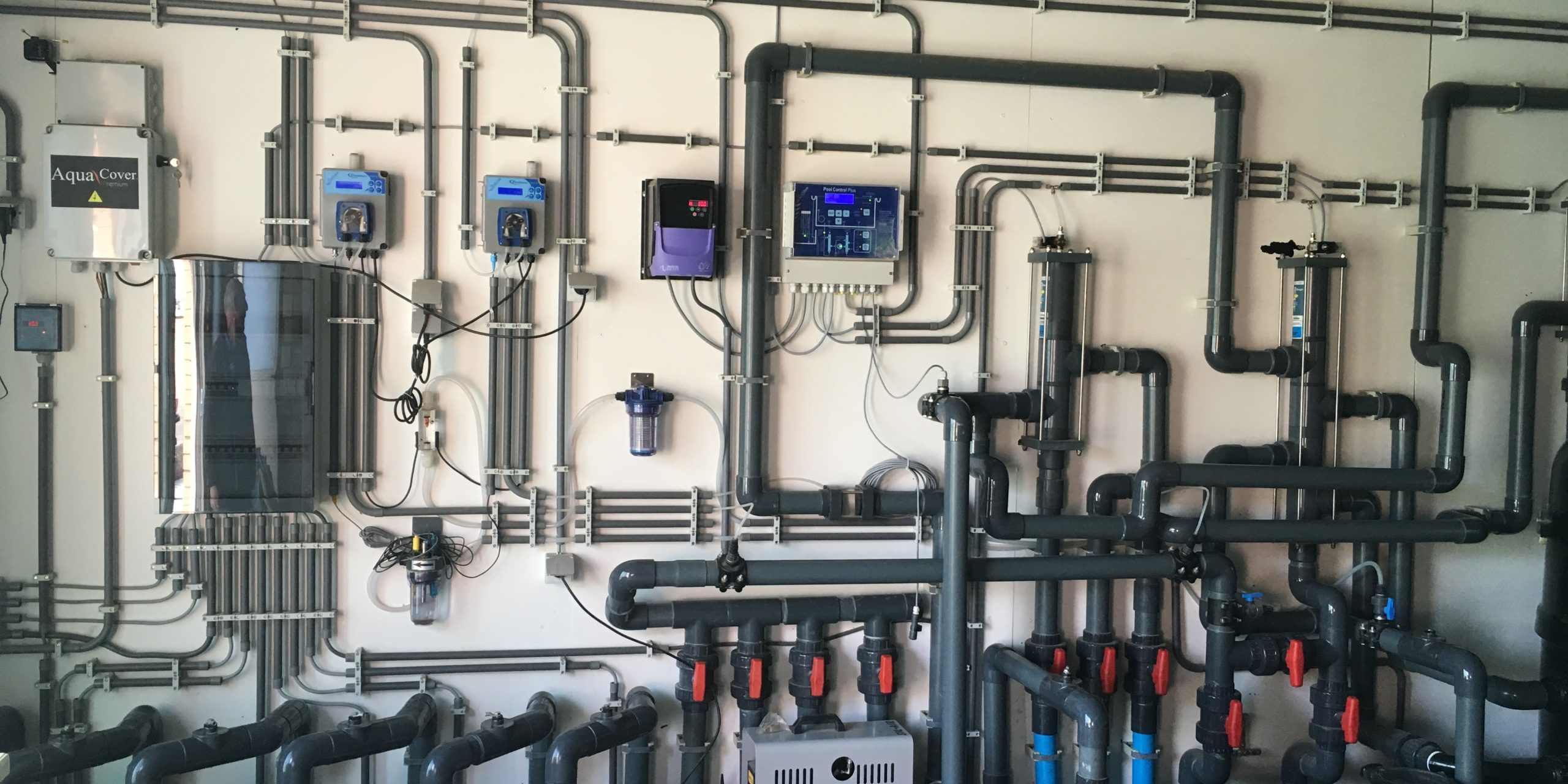 Filtration de piscine miroir