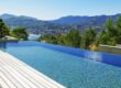 piscine contemporaine haut de gamme à débordement
